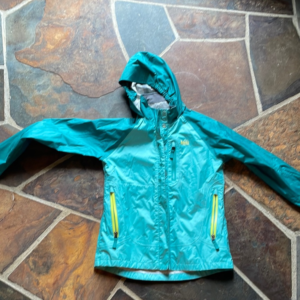REI girls rain jacket